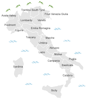 Hotels in the Italian regions